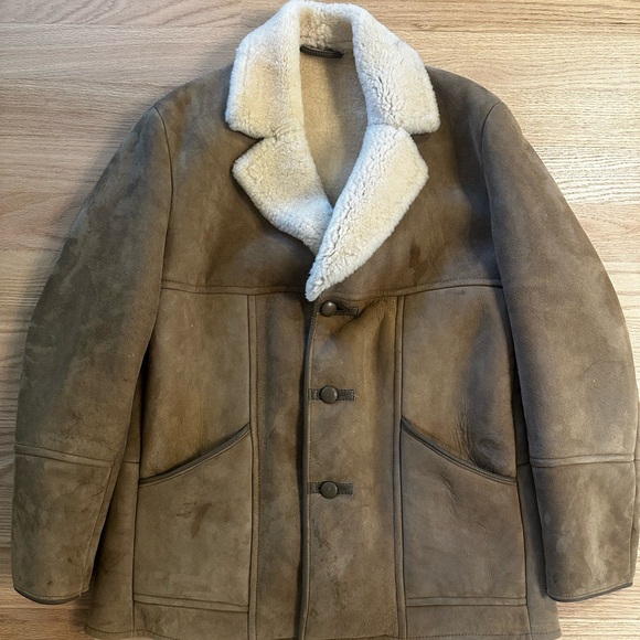 Men's sheepskin coat - Picture 1 of 16